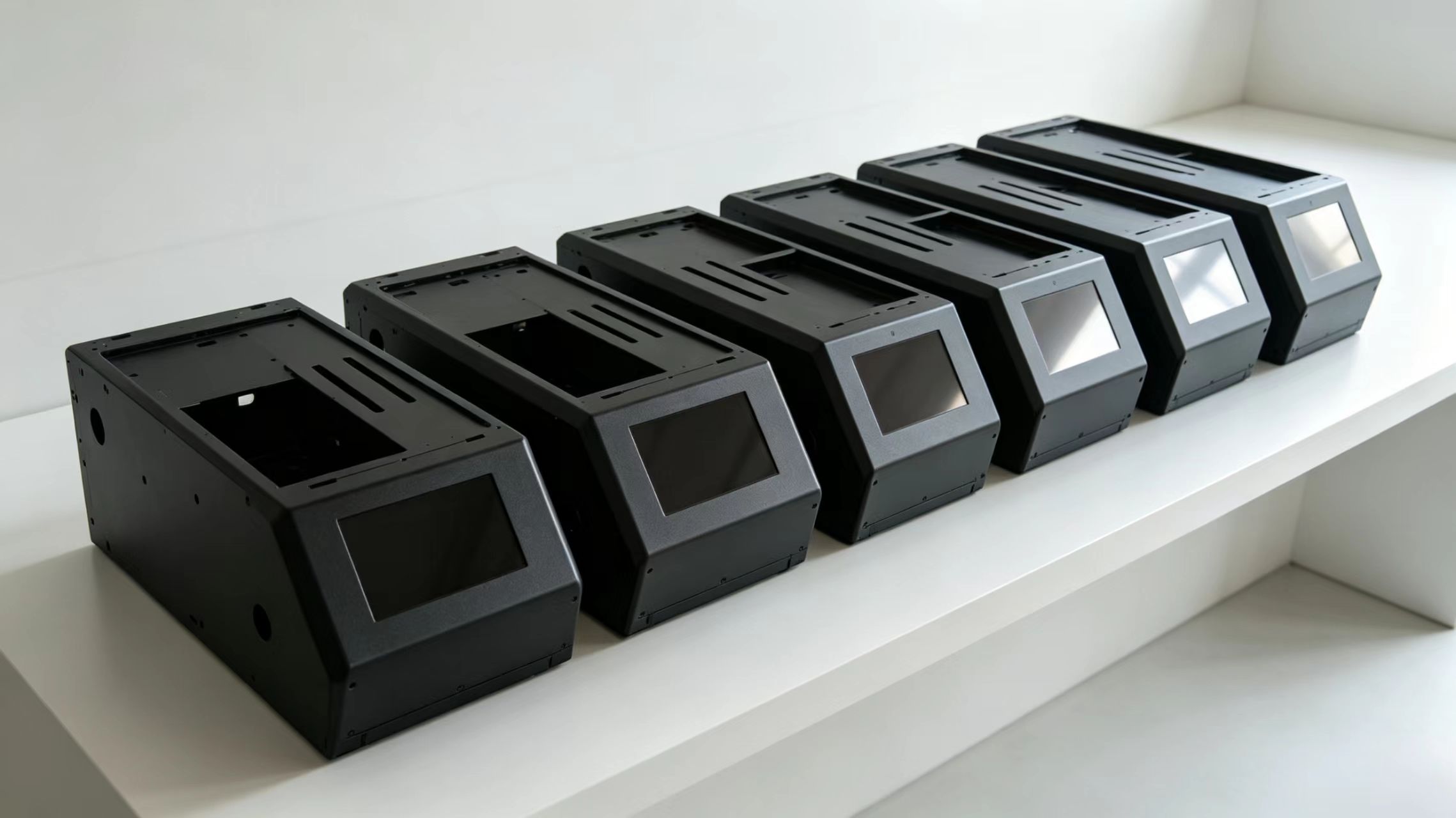 Black Control Panel Enclosure